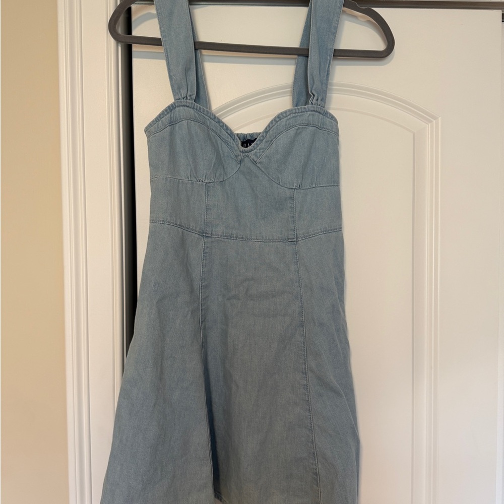 GAP Sky Blue Denim Dress size small